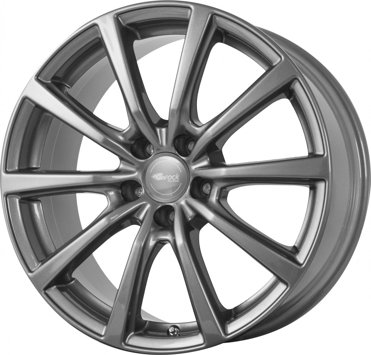 Tesla Model 3 Highland 18 Zoll Winterkomplettrad Brock B32 Titan Metallic (4 Stück) SR, LR