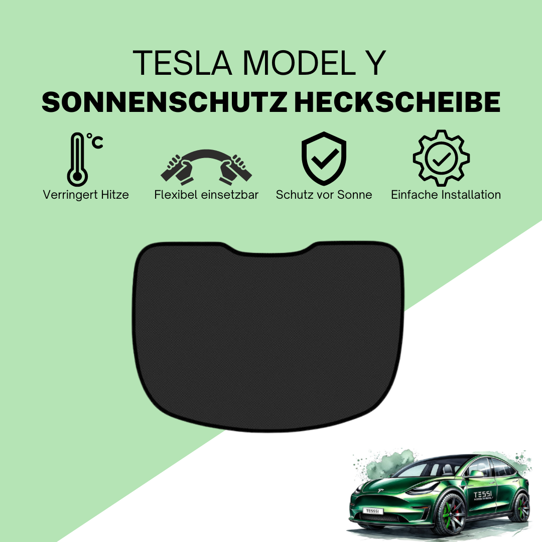 Tesla Model Y Sonnenschutz Heckscheibe