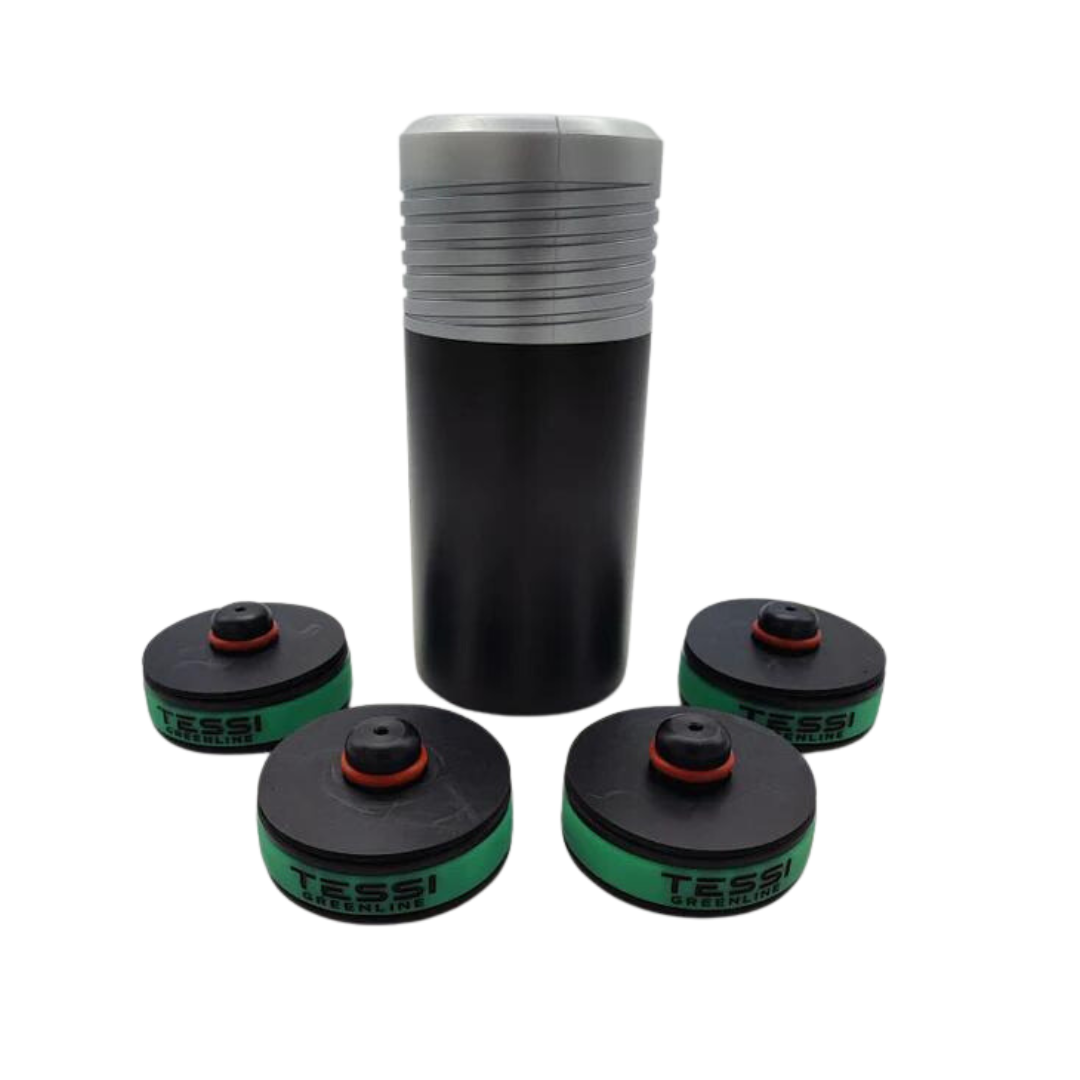 TESSI Greenline Jackpad Wagenheber Pads für das Tesla Model Y Standard Range (BYD Batterie)