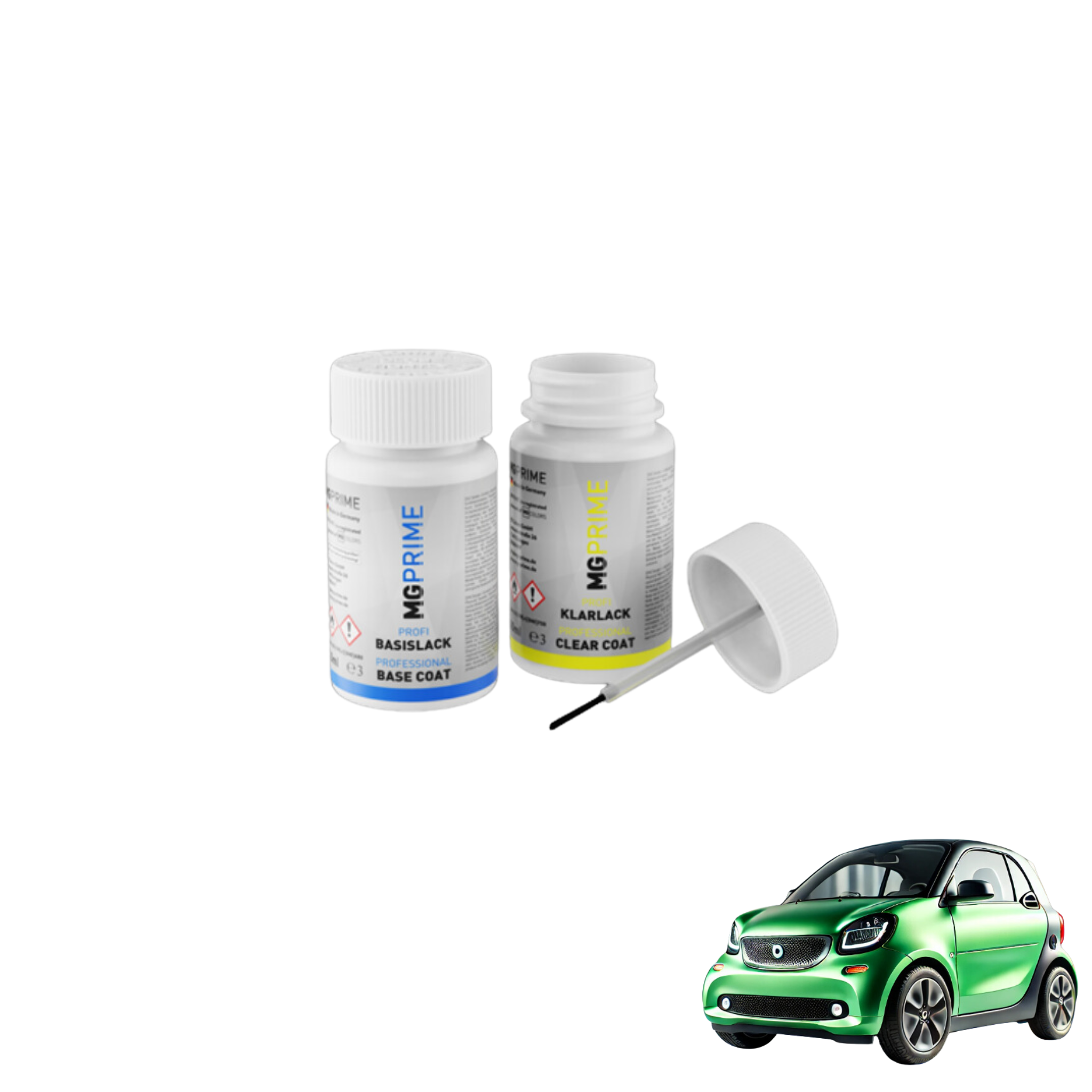 Autolack Lackstift-Sets passend für Smart fortwo electric drive - Alle Farben