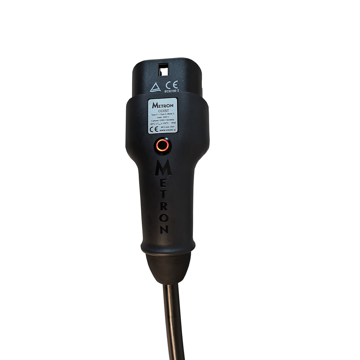 Metron Tesla Model 3/Y Ladekabel Typ 2 mit integriertem Ladeport öffner (20A, 3-Phase)