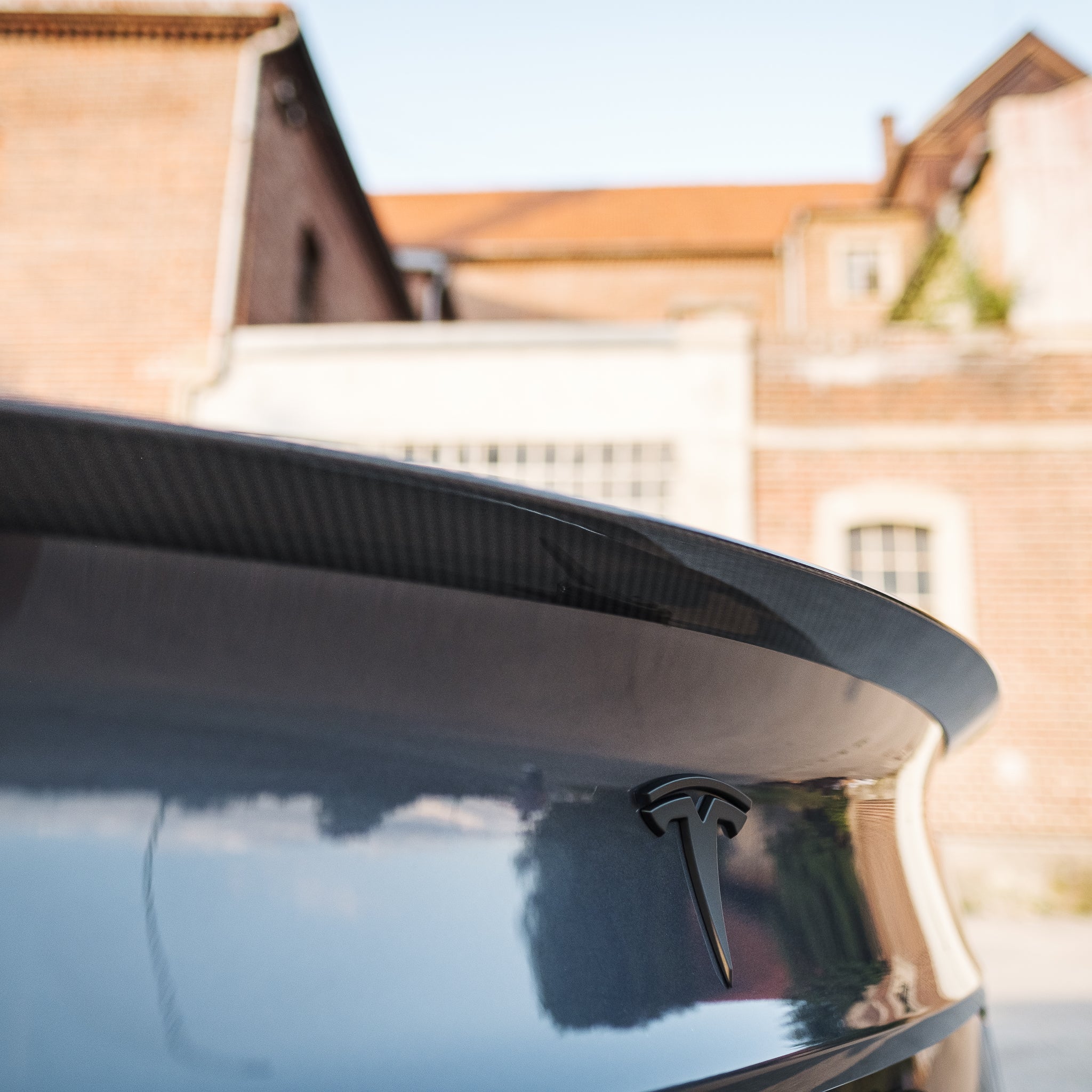 TESSI-GREENLINE Model 3 Heck Spoiler Echt Carbon Matt