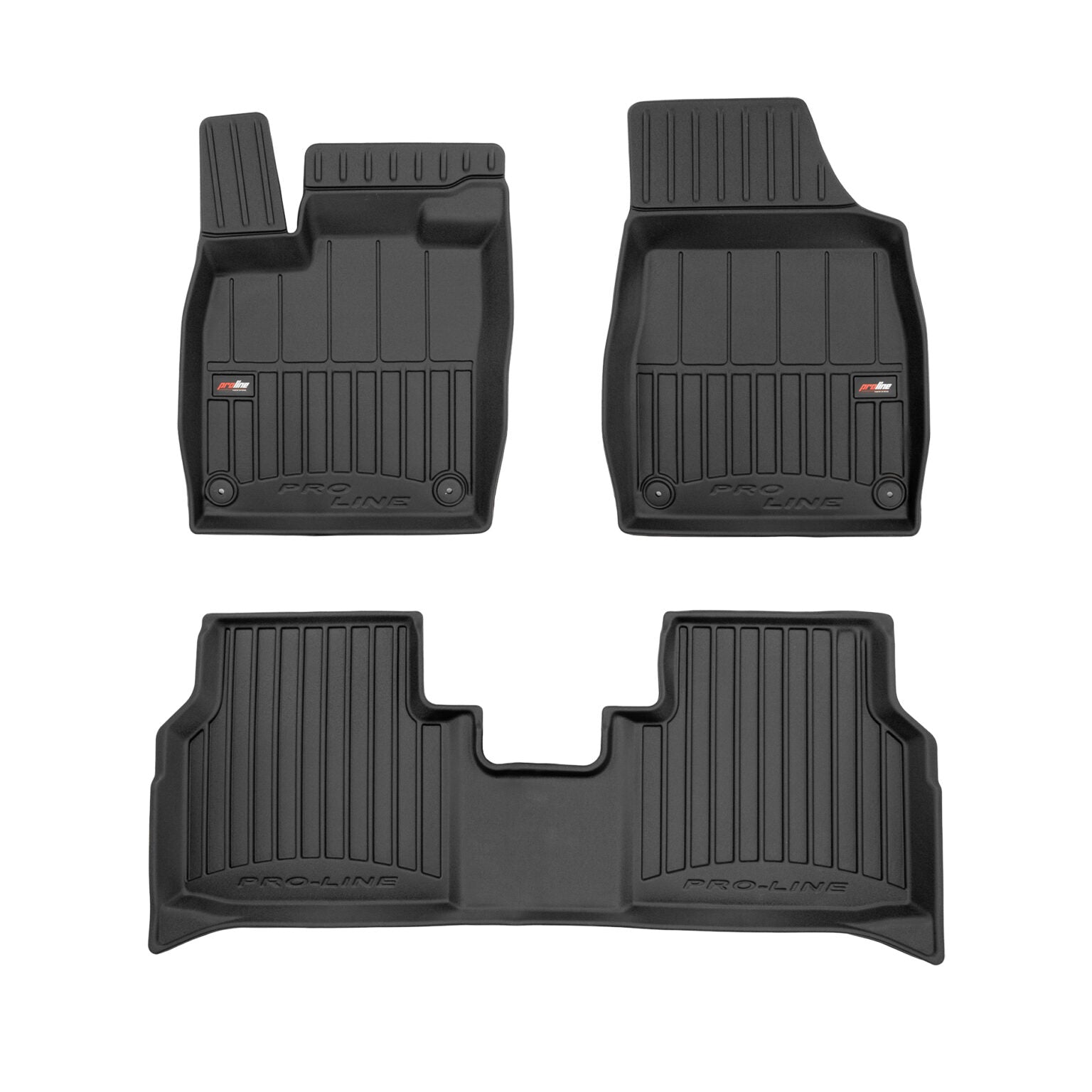 Premium Gummimatten Innenraum 3 Teilig für den Skoda Elroq