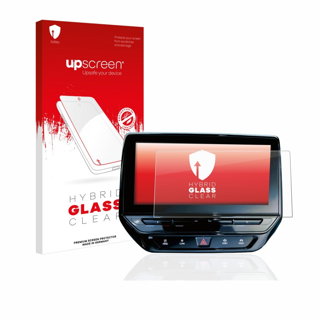 upscreen Hybrid Glas Schutz-Glas Panzer-Folie für Volkswagen ID.4 Discover Pro 12″