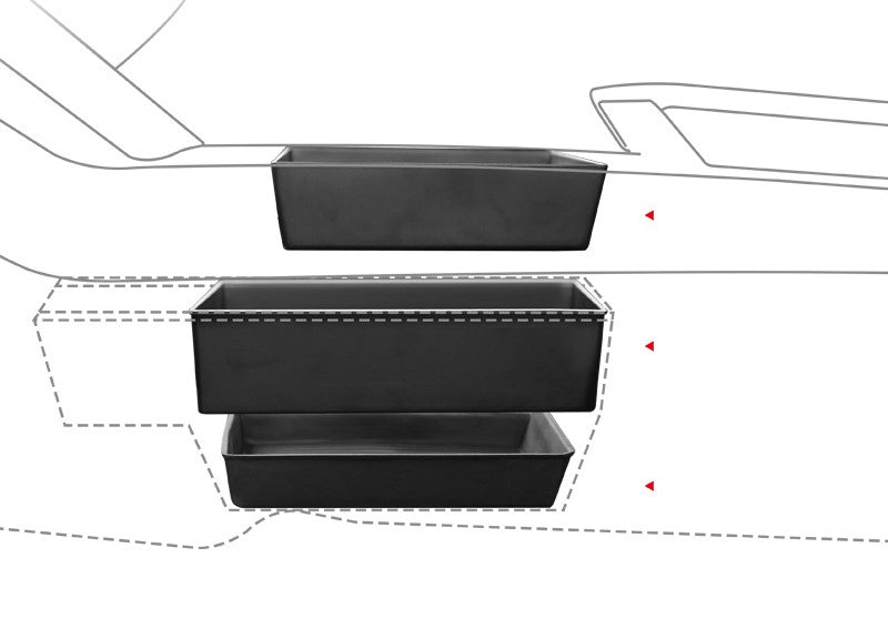 Tesla Model 3 2024 Highland Organizer Mittelkonsole oben