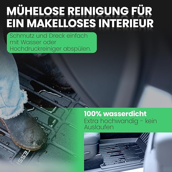 Tesla Model 3 Highland Gummimatte Frunk (vorderer Kofferraum) TESSI® Greenline 75% Recycling Material
