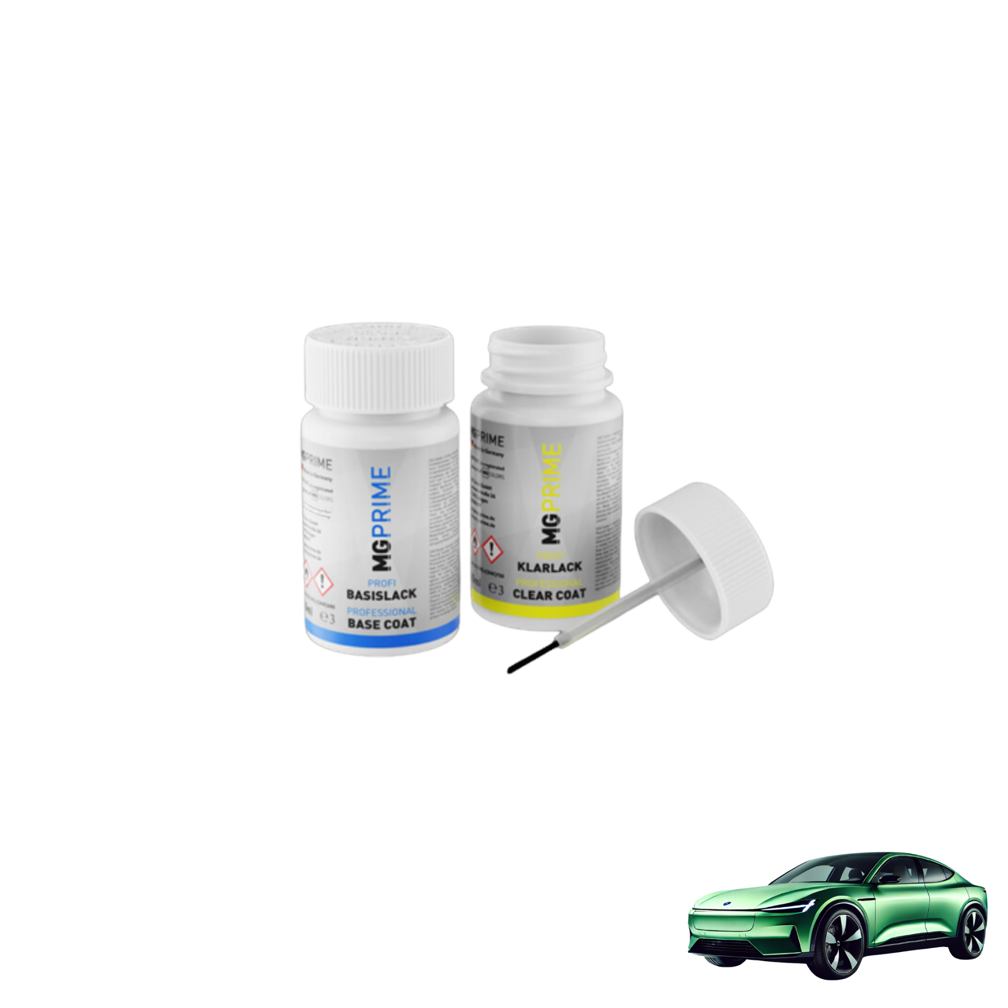 Autolack Lackstift-Sets passend für Polestar 2 - Alle Farben