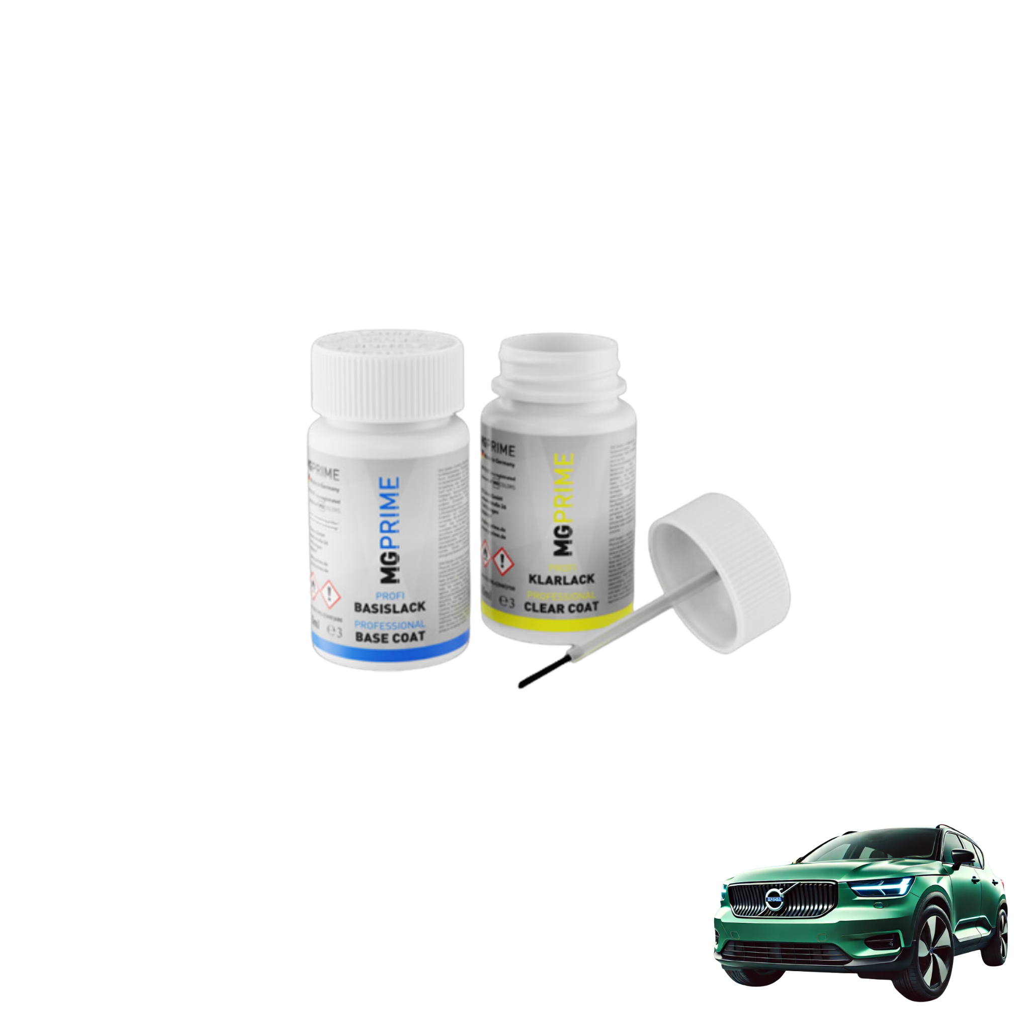 Autolack Lackstift-Sets passend für Volvo XC40 Recharge Elektro - Alle Farben