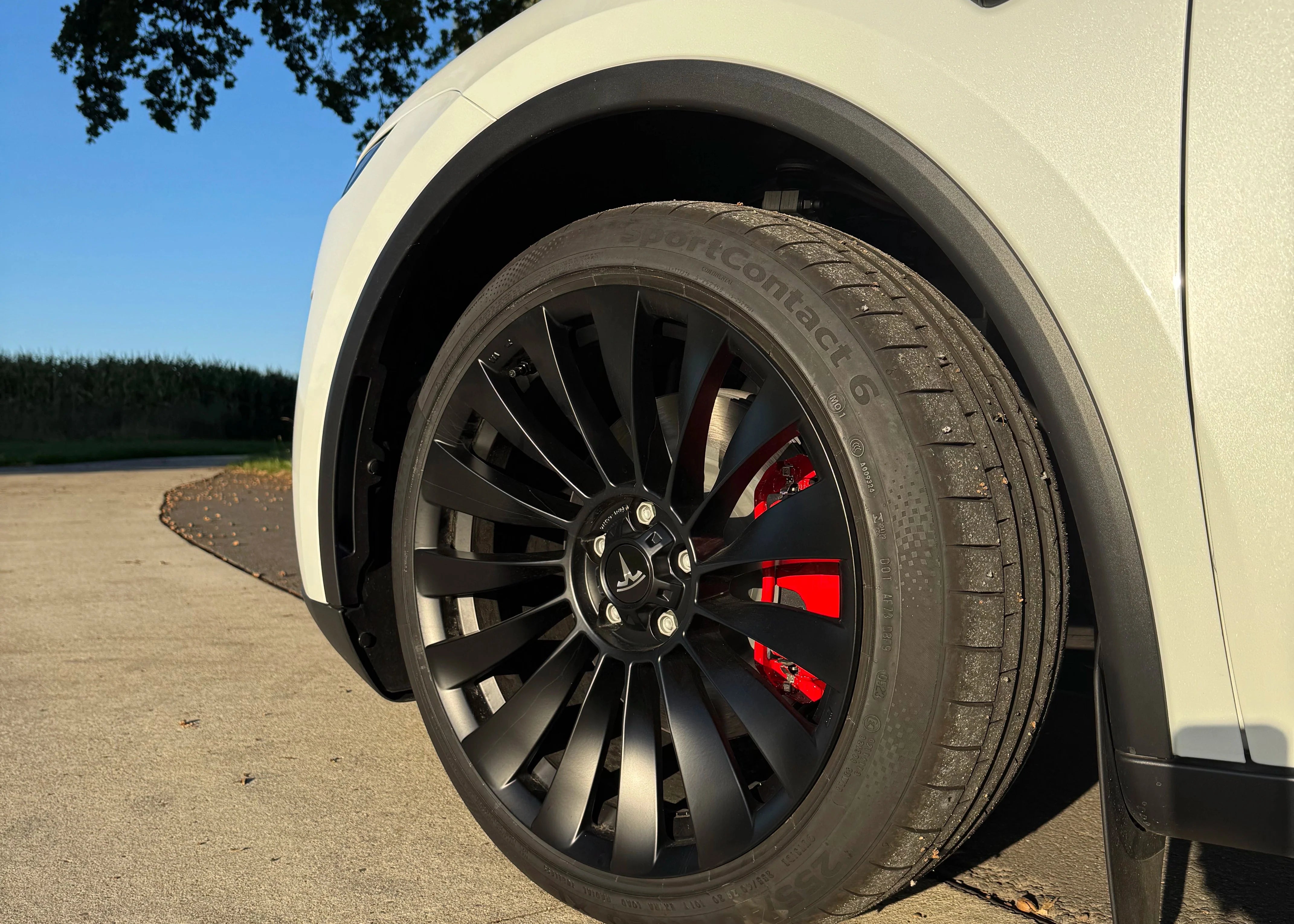 Tesla Model Y Juniper 19 Zoll Winterkomplettrad MSW 37 T Matt Dark Graphite (4 Stück)