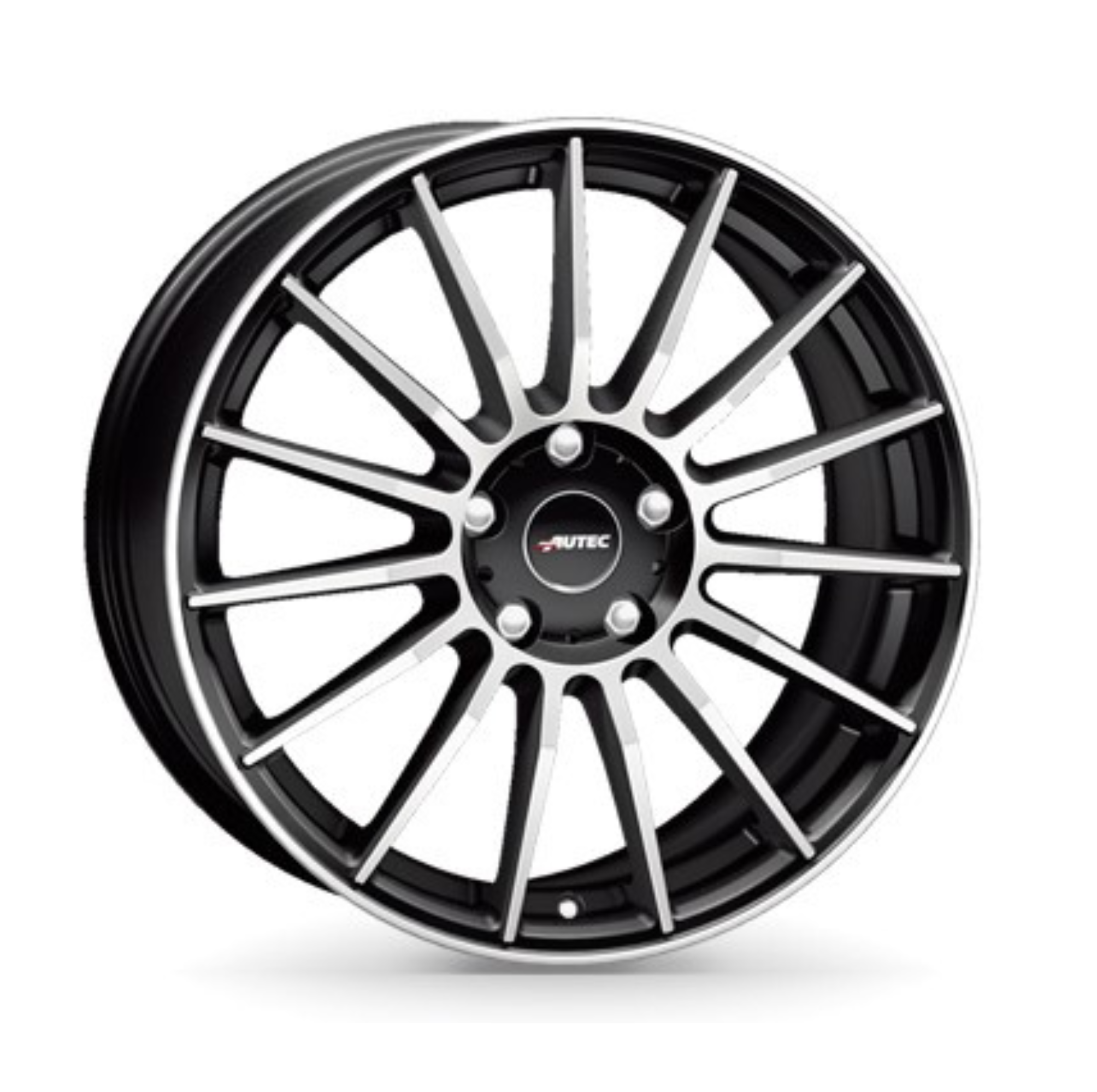 Winterkomplettrad passend für XPENG G6 20 Zoll Autec Lamera Schwarz Matt Poliert (4 Stück)