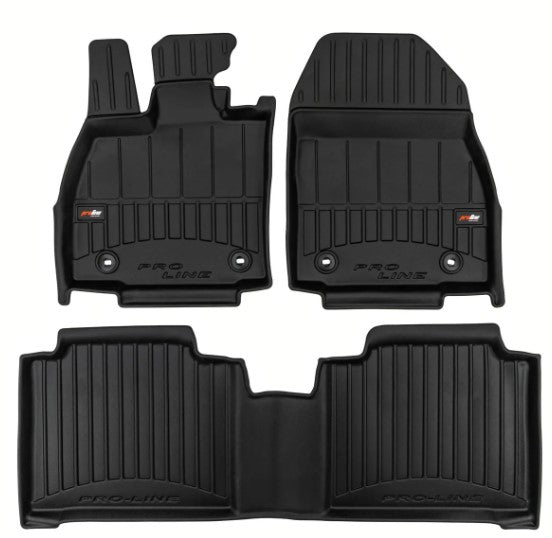Premium Gummimatten Innenraum 3 Teilig für den Lexus RZ