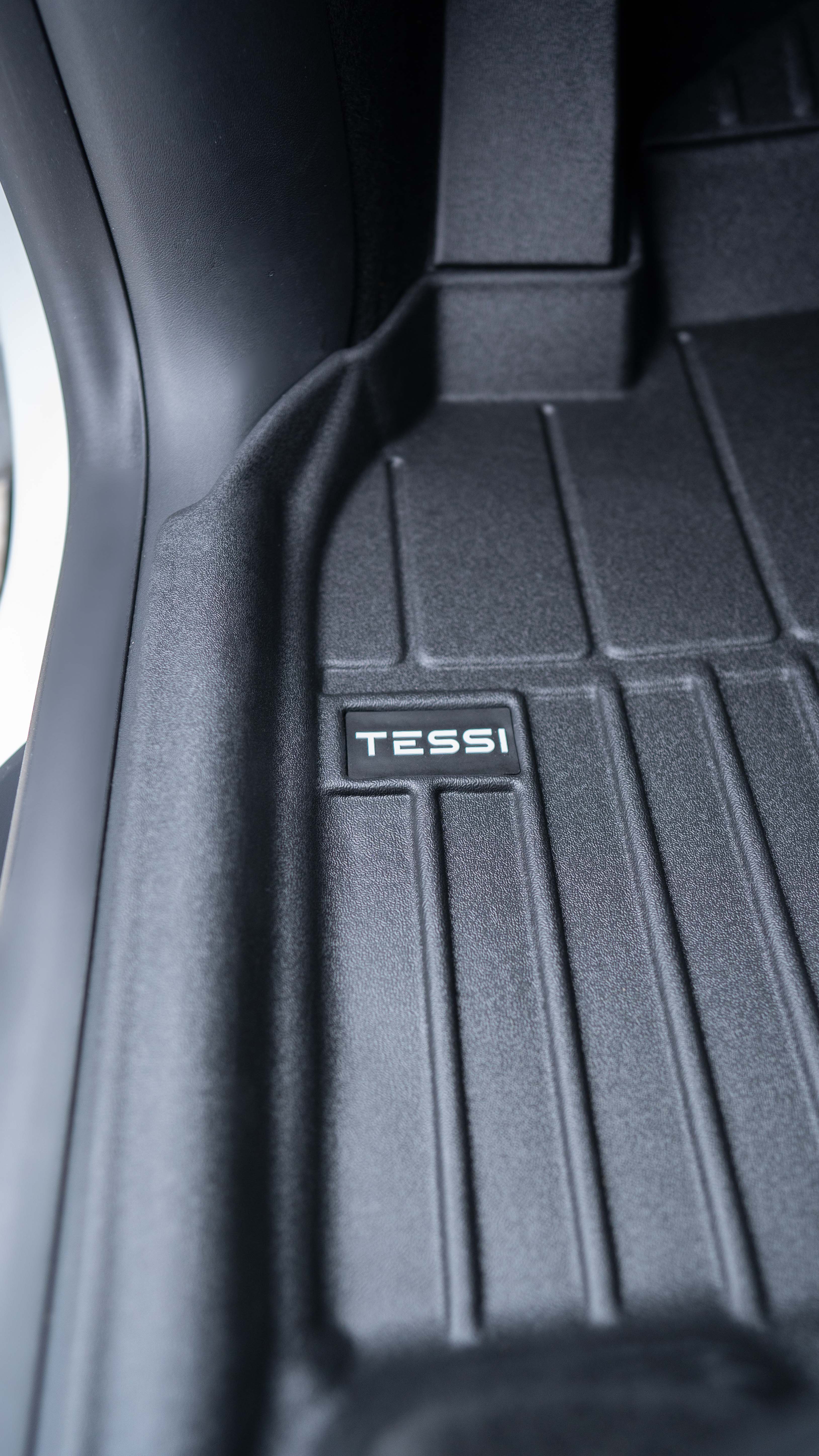 Tesla Model Y 6 -teiliges Gummimattenset Tessi® Greenline 75% Recycling Material